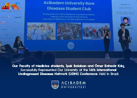 Our Faculty of Medicine Students Represented Our University at the 14th International Undiagnosed Diseases Network (UDNI) Conference