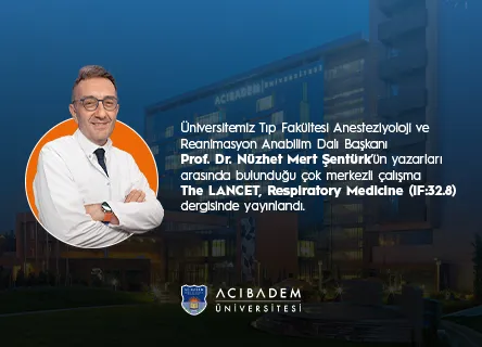 Prof.Dr. Nüzhet Mert Şentürk'ün Makalesi Lancet’te Yayınlandı